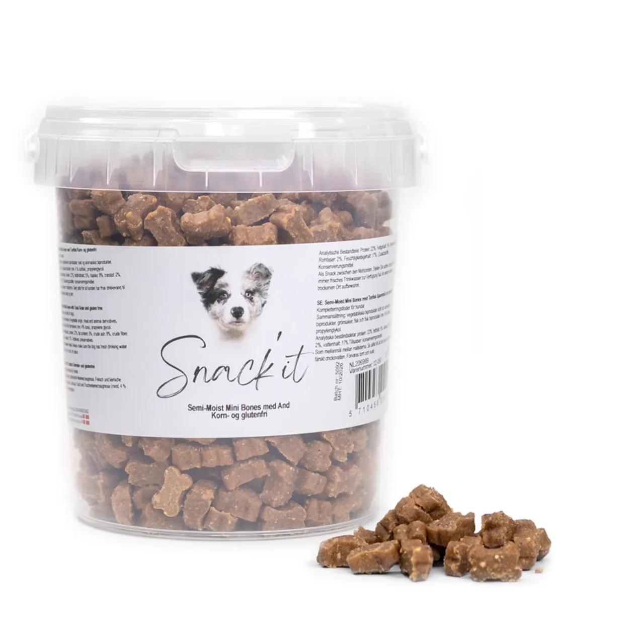 Snackit Semi-Moist Mini Bones and 500 g